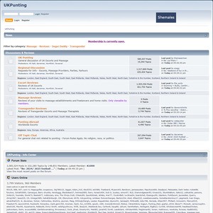 UKPunting, Escort Sites