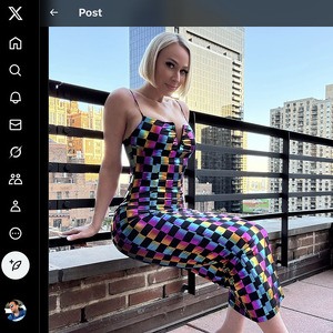 Mellanie Monroe, Twitter Porn Accounts