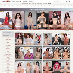 ShemaleStarDB, Pornostar Seiten