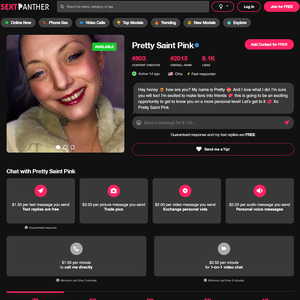 Pretty Saint Pink, Best SextPanther Models List