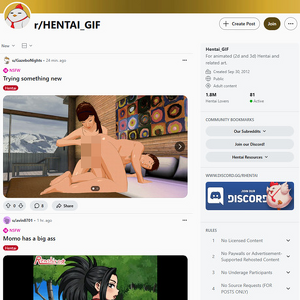Reddit Hentai GIFS, Reddit NSFW List