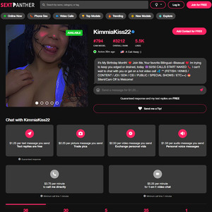 KimmiaKiss22, Best SextPanther Models List