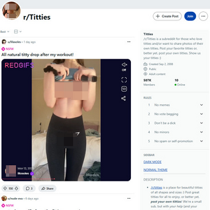 Reddit Titties, Reddit NSFW List