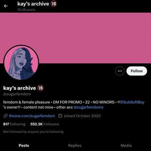 SugarFemdom, Twitter Porn Accounts