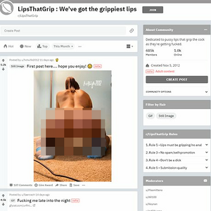 LipsThatGrip, Reddit NSFW List