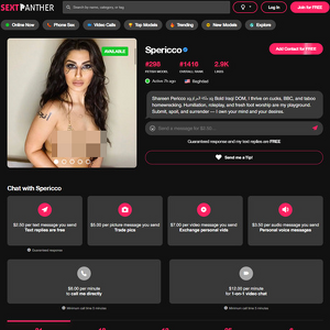 Spericco, Best SextPanther Models List