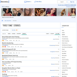 Literotica First Time, Virgin Porn Sites