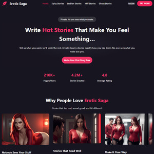 EroticSaga, Erotische Geschichten