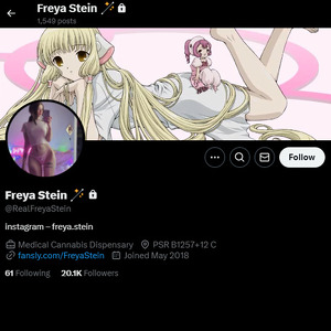 Freya Stein, Best Fansly Girls List