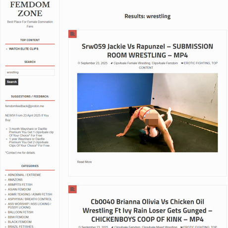 Femdom Zone Wrestling
