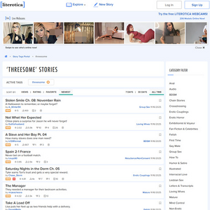 Literotica Threesome, Threesome Porn Sites