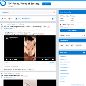 O Faces, Reddit NSFW List