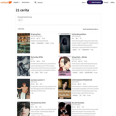 Wattpad 21+