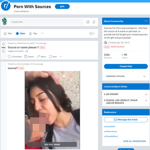 Reddit Sources4Porn, NSFW Redditu