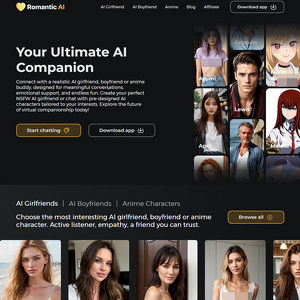 Romantic AI, AI Porn Sites