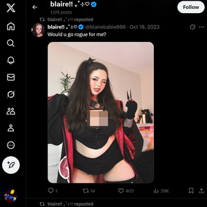 BlaireBabie666, Best Fansly Girls List