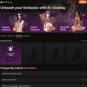 EroPlay, Geradores Porno IA