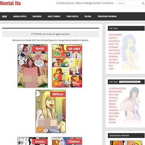 Hentai Ita, Siti Fumetti Porno