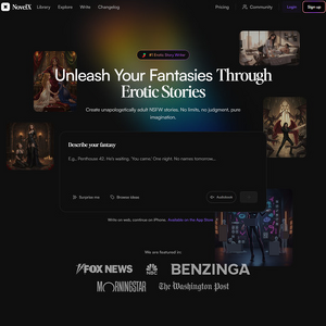 NovelX, AI Erotic Story Generators