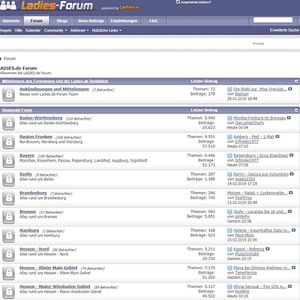 Ladies Forum, Escort Seiten