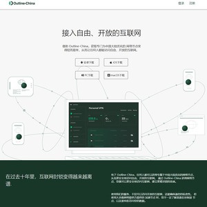 OutlineChina加速器, 最好的VPN网站