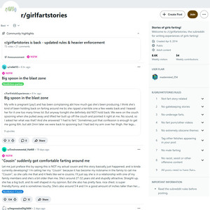 Reddit GirlFartStories, Fart Porn Sites