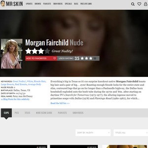 Morgan Fairchild, Nude Celebrities List