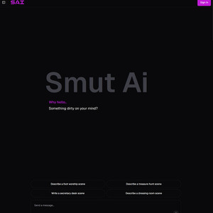 Smut Ai Chat, Histórias Eróticas Com IA