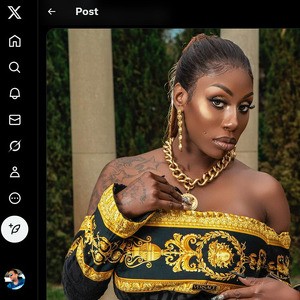 Ebony Mystique, Twitter Porn Accounts