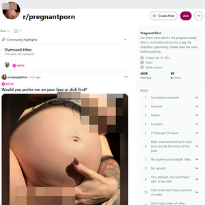 Reddit Pregnant Porn