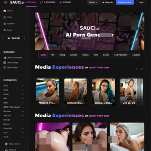 Sauci AI, AI Pornó Oldalak