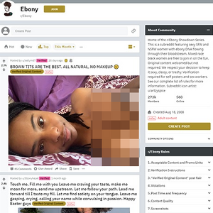 Reddit Ebony Porn, Reddit NSFW List