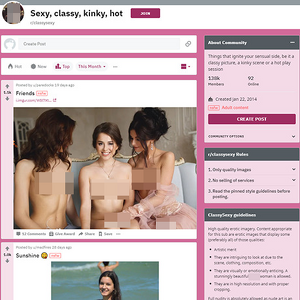ClassySexy, Reddit NSFW List