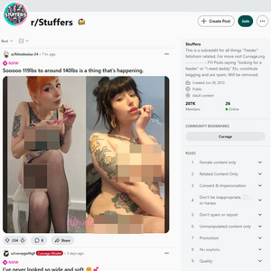 Stuffers, Reddit NSFW List
