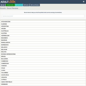 AdultLook, Escort Sites
