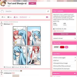 Yuri, Reddit NSFW List