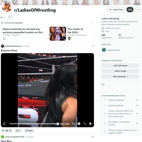 Reddit Ladies Of Wrestling