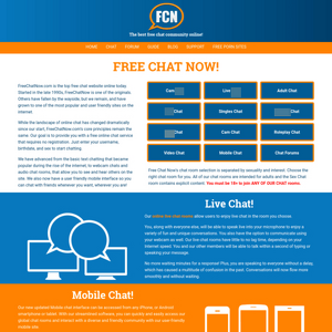 FreeChatNow, Sex Chat Seiten