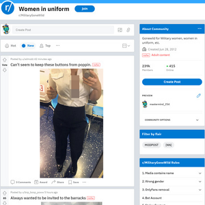 Military Gone Wild, Reddit NSFW List