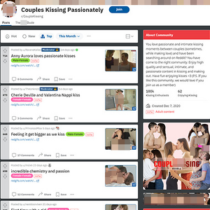Couple Kissing, Reddit NSFW List