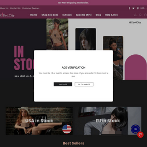 XdollCity, Sex Doll Shops
