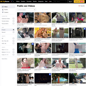 FapHouse Public Sex, Premium Voyeur Porn Sites