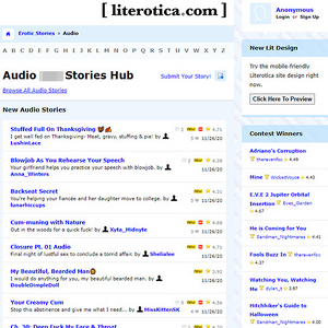 Literotica Audio, ASMR Porno Seiten