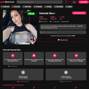 Dakotah Blue, Best SextPanther Models List