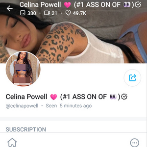 Celina Powell, Best OnlyFans Girls List