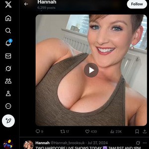 Hannah Brooks X/Twitter & 1053+ Twitter Porn Accounts Like X.com
