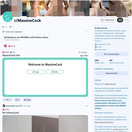 Reddit MassiveCock