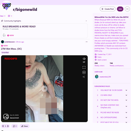 Reddit BiGoneWild