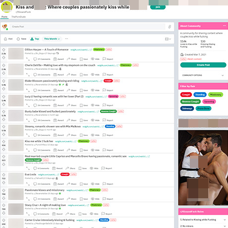 Reddit Kiss And Fuck