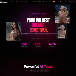 DeepWild, Undress AI Oldalak